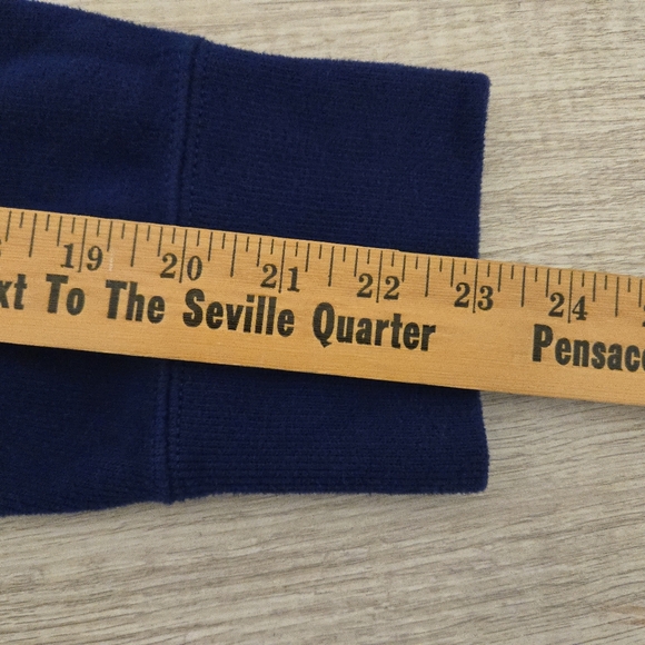 Polo Ralph Lauren Shawl Collar Pullover Sweater Men Large Royal Blue - Picture 6 of 6